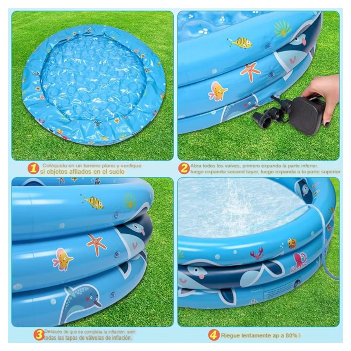 Piscina Inflable Infantil 60cm